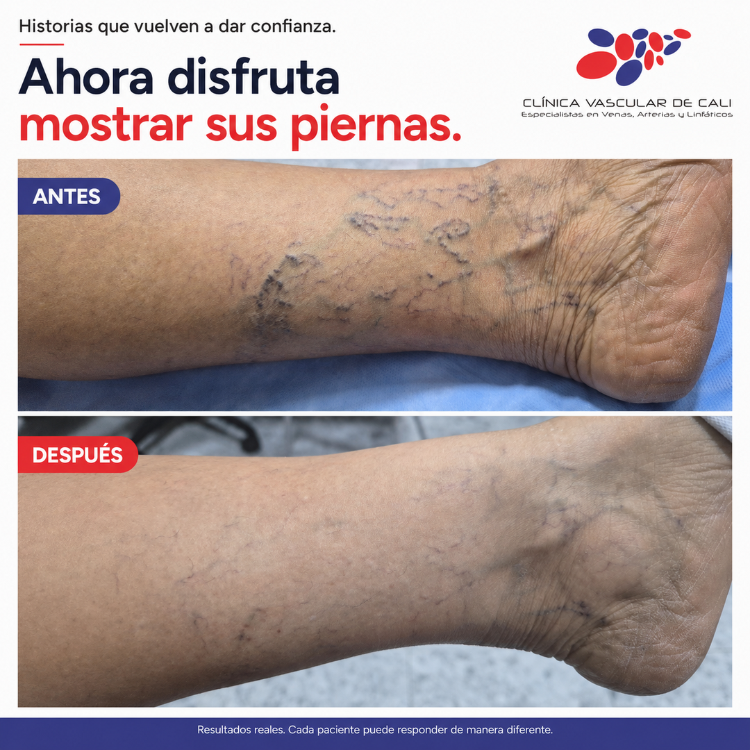 Caso real de escleroterapia con enfoque en valoración especializada.
