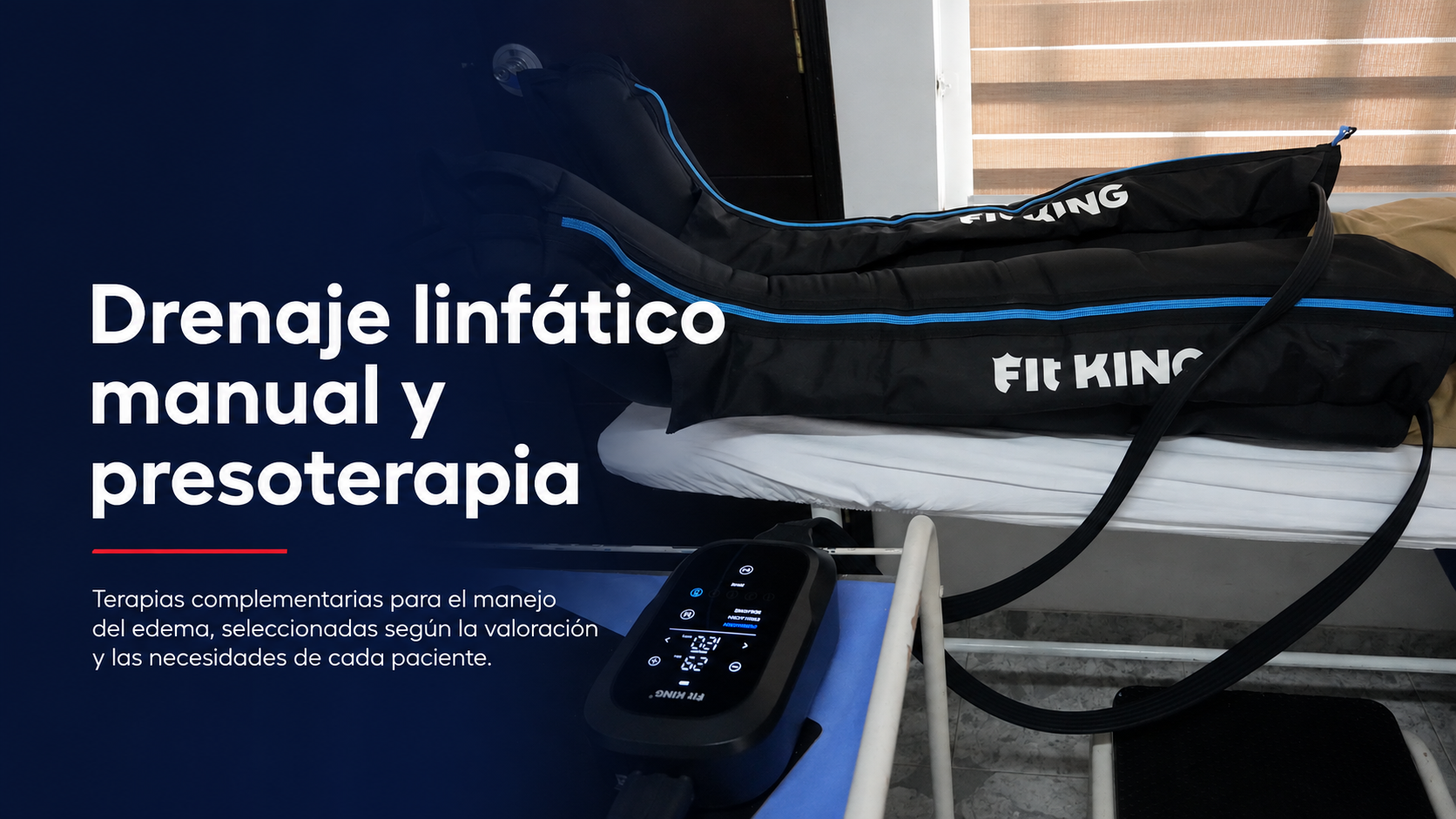 Drenaje linfático manual y presoterapia